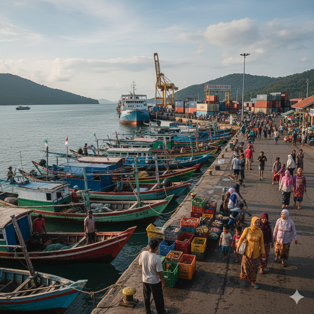 Kehidupan sosial di pelabuhan